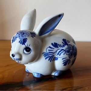 Delft Blue Bunny Bank